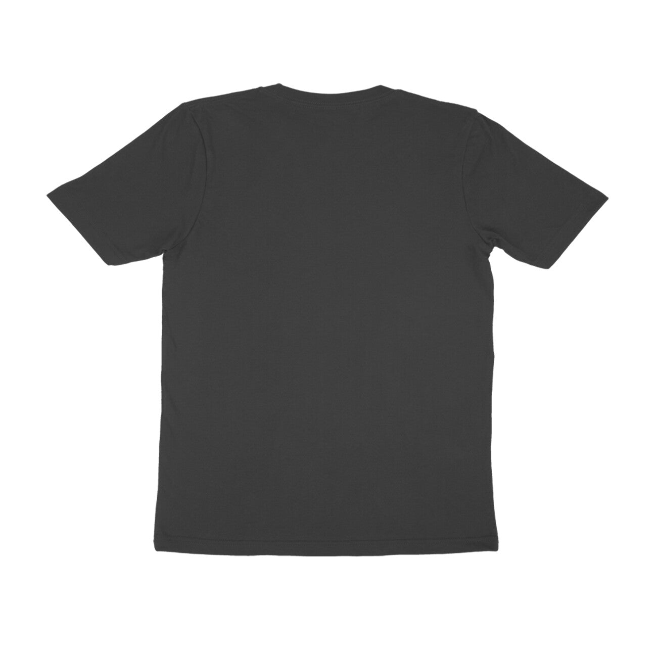 Back view of the unisex Money t-shirt, featuring a solid color, made from sustainable 100% cotton, side-seamed design.
