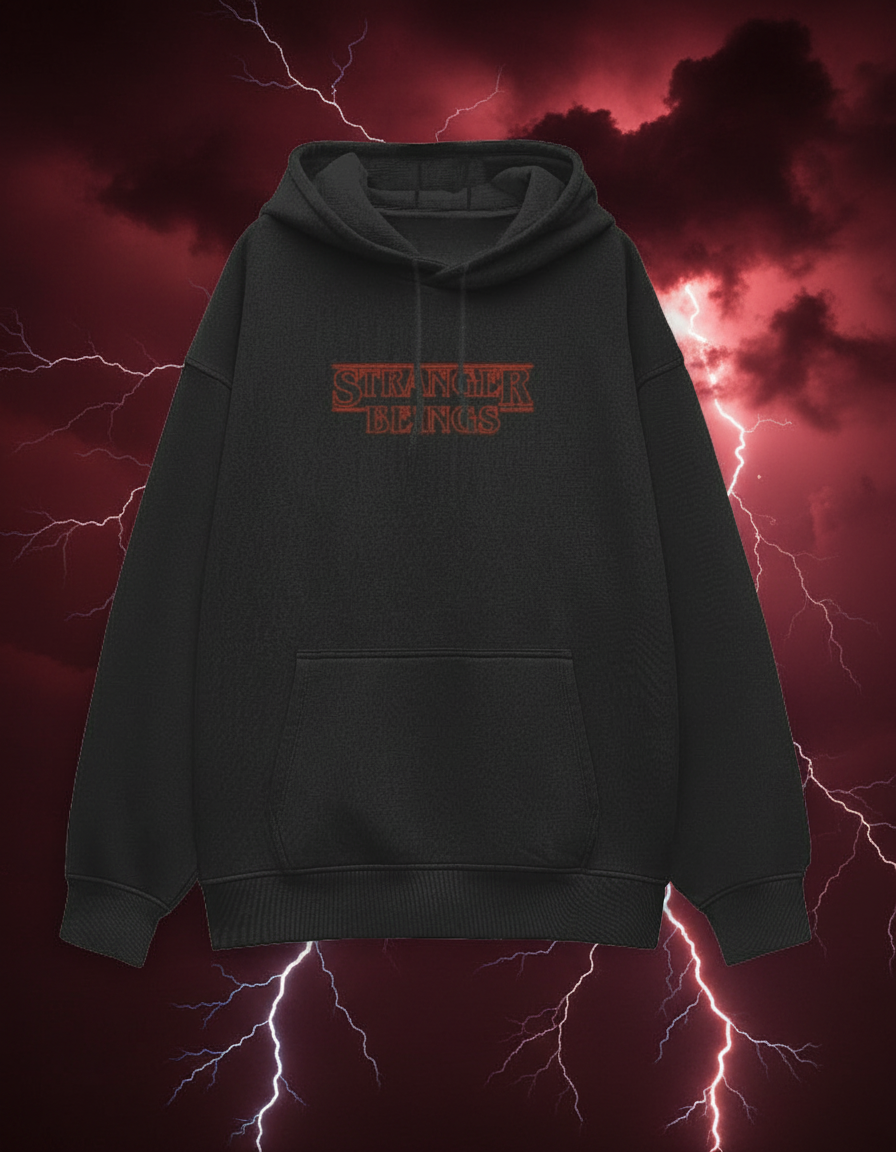 Stranger Beings Unisex Oversized Hoodie